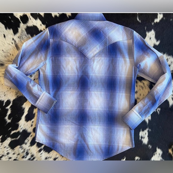 Vintage Wrangler Pearl Snap - Picture 3 of 3